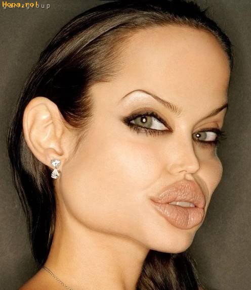 Caricaturi de personaje - Angelina Jolie