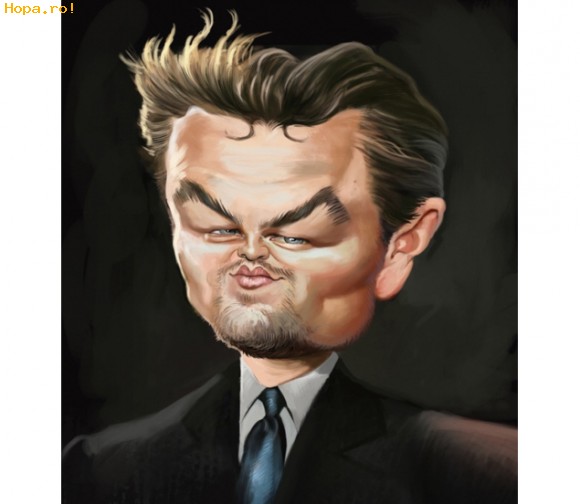 Caricaturi de personaje - Leo DiCaprio