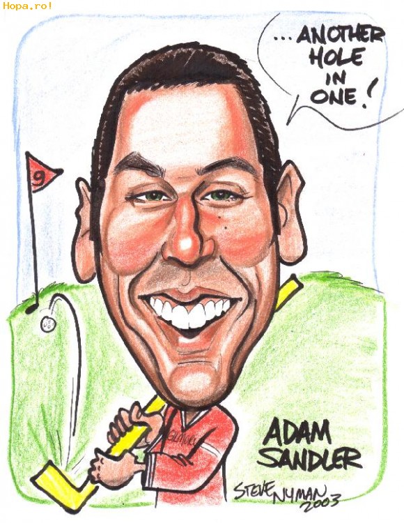 Caricaturi de personaje - Adam Sandler