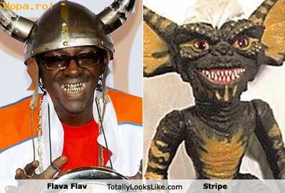 Celebritati - Asemanare: Flava Flav si Stripe