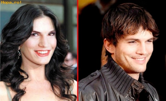 Celebritati - Asa ar arata Ashton Kutcher daca ar fi femeie