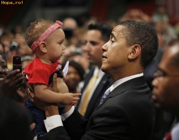 Celebritati - Copii il adora pe Obama