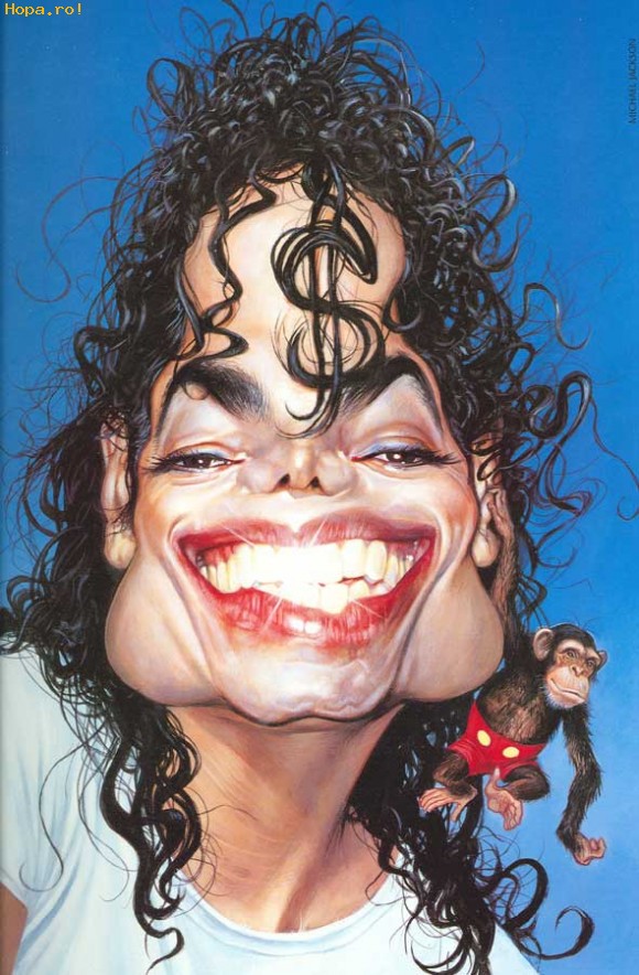 Caricaturi de personaje - Michael Jackson