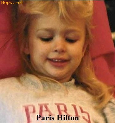 Celebritati - Paris Hilton cand era copil