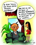 Caricaturi - Basescu si criza financiara