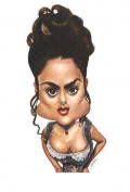 Caricaturi de personaje - Salma Hayek